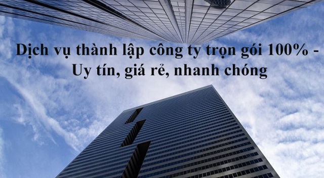 Hoàn thành đăng ký thành lập công ty trọn gói nhanh